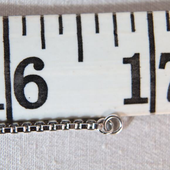 Monet Choker Necklace Silver Tone Box Links - Picture 5 of 6